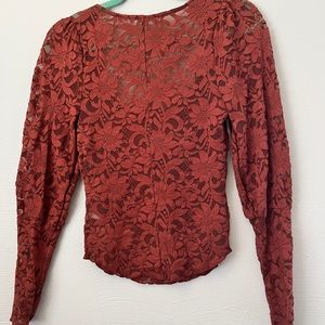 Puff shoulder long sleeve